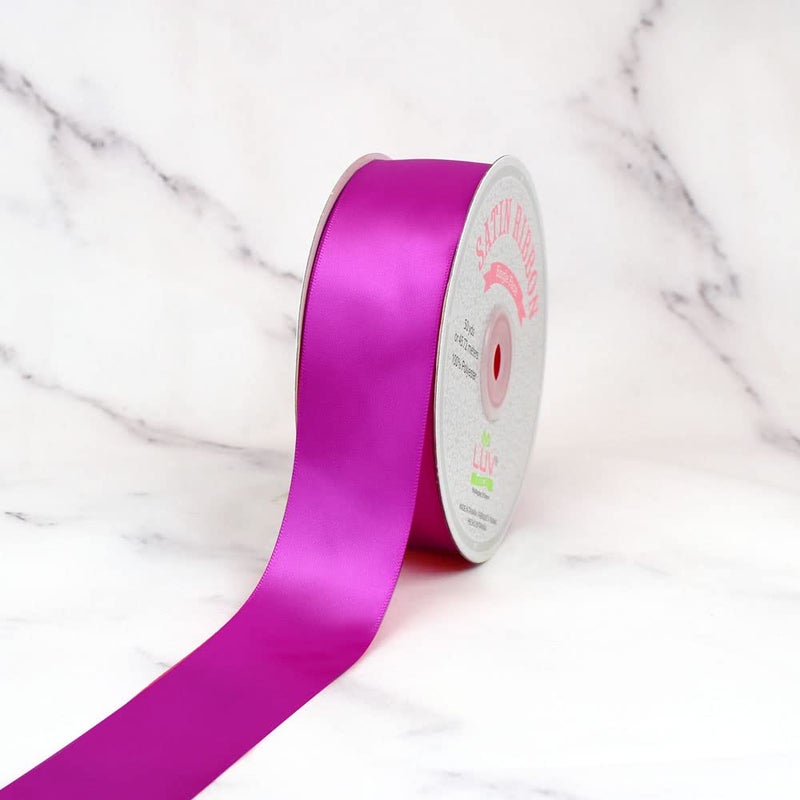 LUV RIBBONS Creative Ideas Satin Single Face 1.5" Inch Ribbon x 50 Yards,for Gift Wrapping Crafts Wedding Decoration Bows Bouquet Floral Arrangement - Image 1